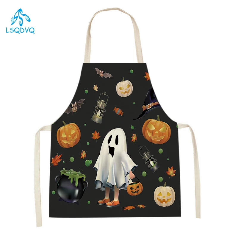 Kitchen Witch Baking - Tabliers de cuisine Halloween motif citrouille