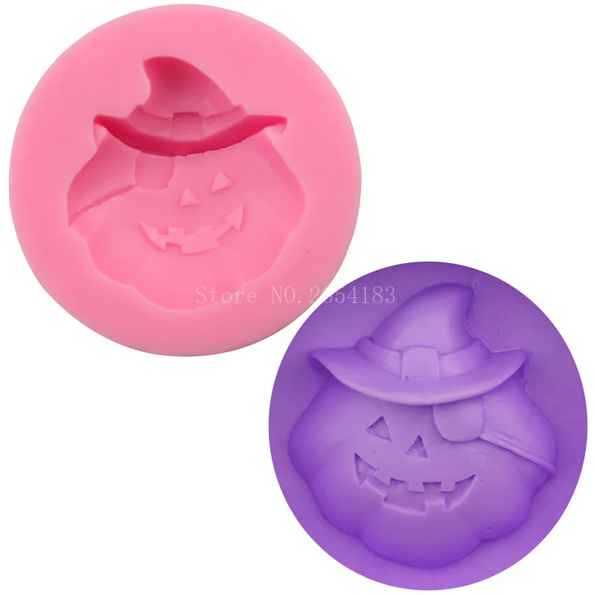 Kitchen Witch Baking - Dessin animé Halloween citrouille sorcière Fondant