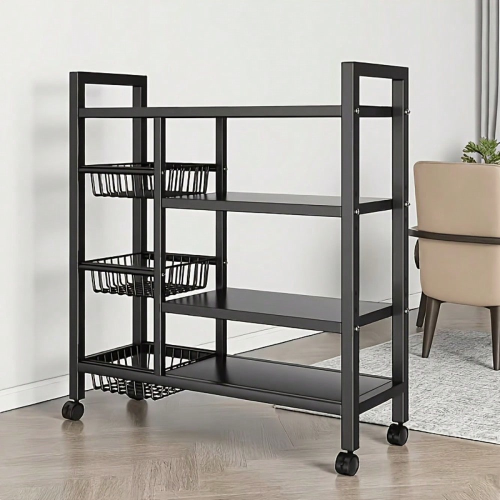 Kitchen Baking Island - Étagère de rangement de cuisine mobile