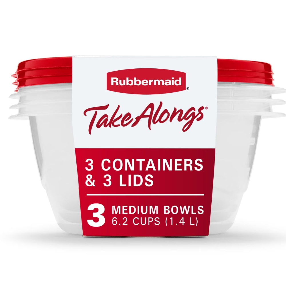 Kitchen Baking Containers - Grands récipients ronds pour aliments avec