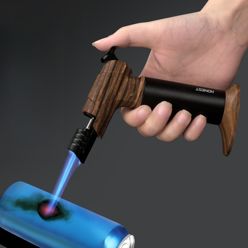 Kitchen Baking Torch - Briquet à gaz butane coupe-vent à