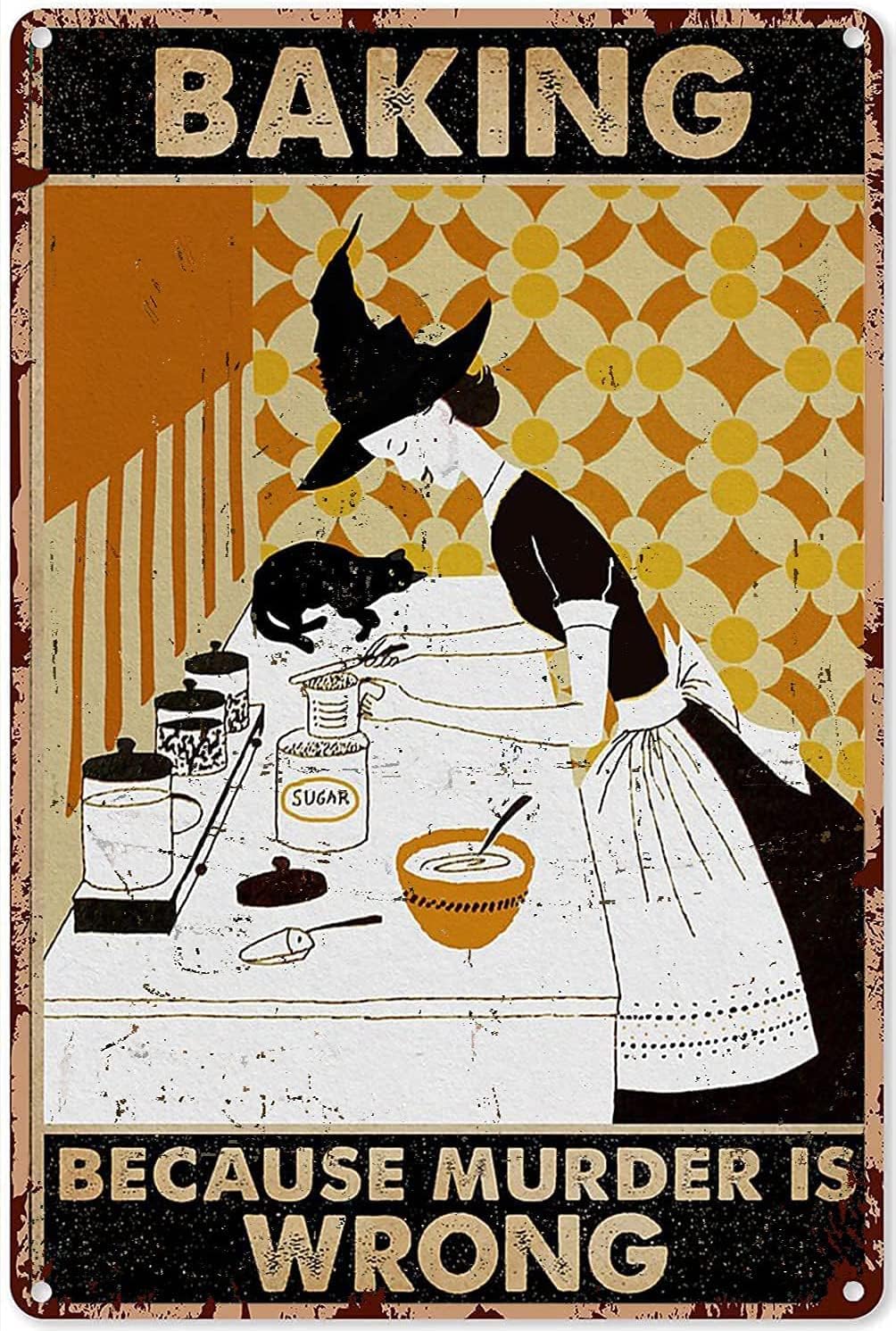 Kitchen Witch Baking - Décoration de cuisine sur le thème