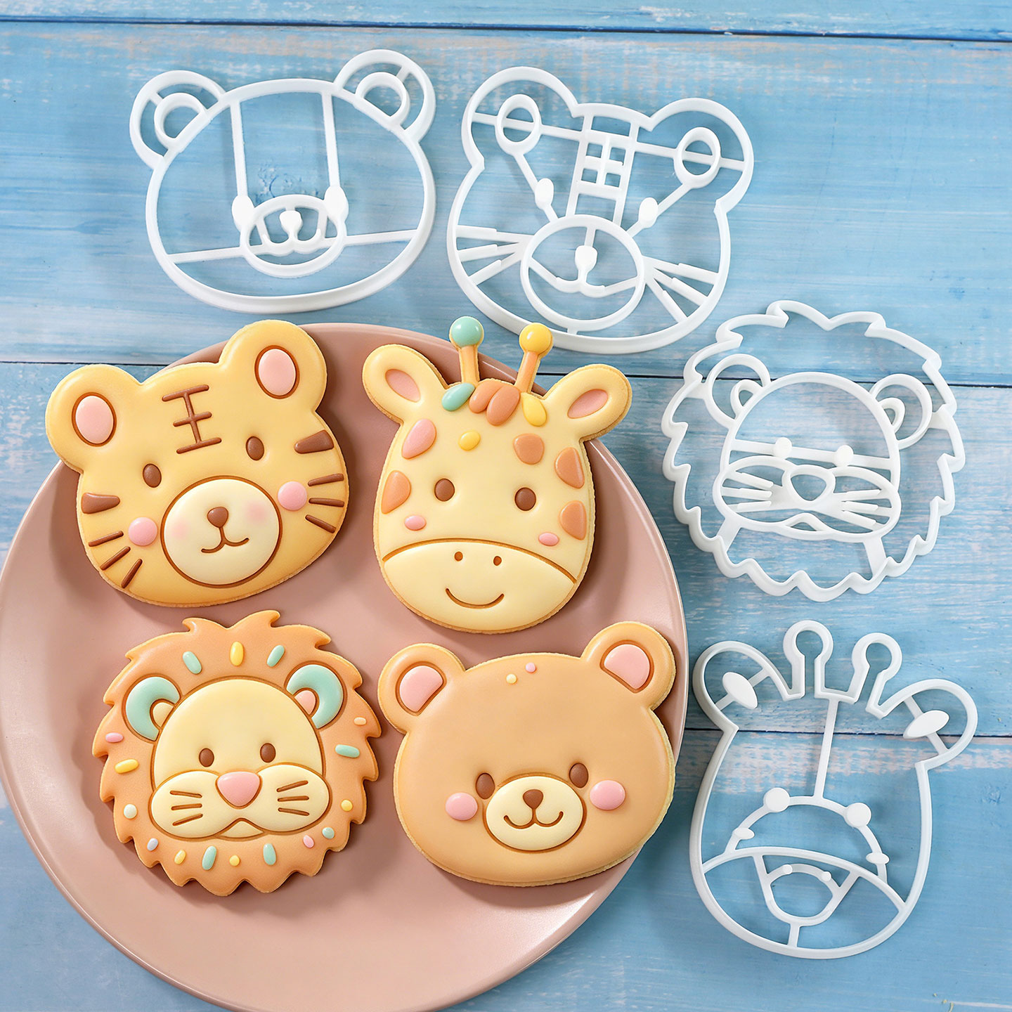 Kitchen Appliances For Baking - Ensemble de 4 emporte-pièces pour biscuits