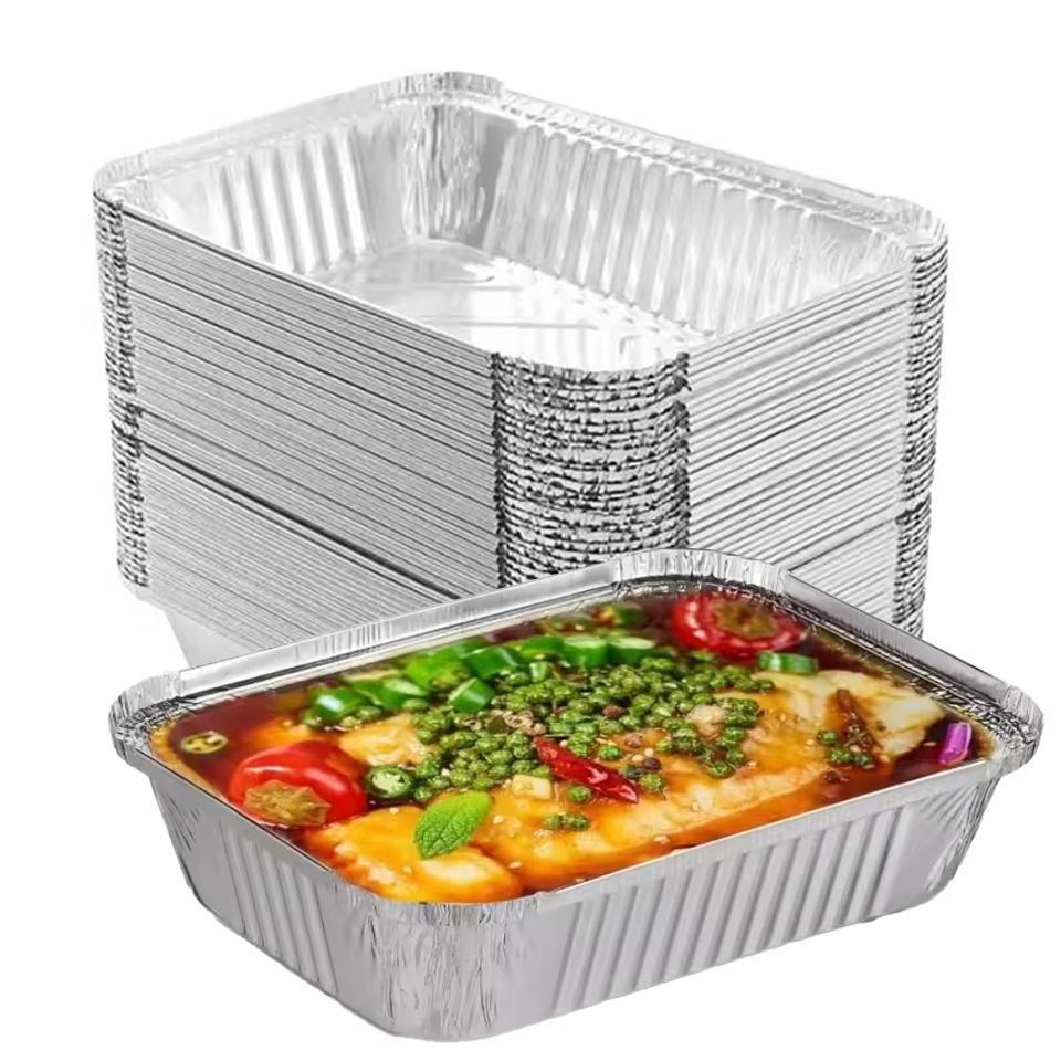 Kitchen Baking Pan Storage - 10/20PCS Barquettes jetables en aluminium épaissies
