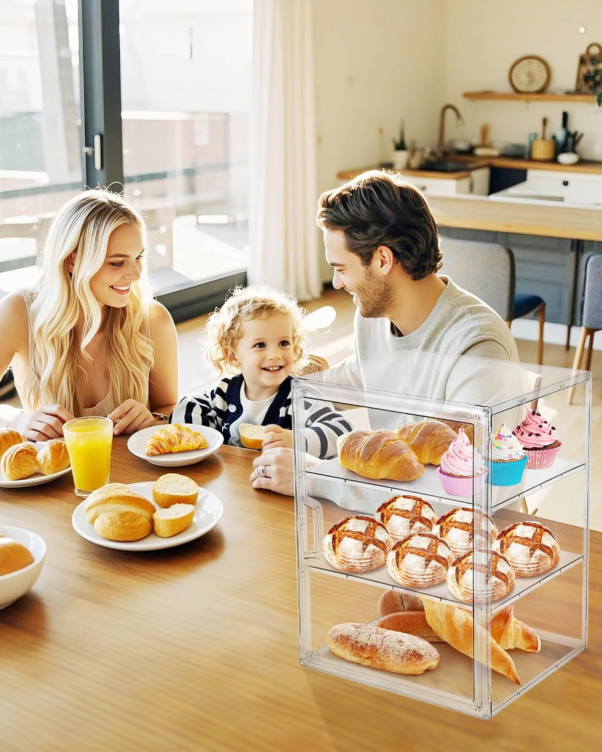 Vitrine à pâtisserie, boîte à  - Kitchen Baking Containers avis et prix