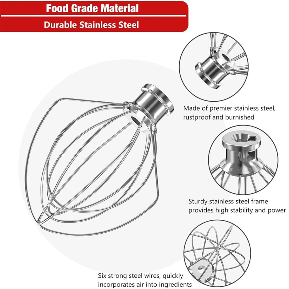 Fouet en acier inoxydable DT34 - Stand Mixer Bowl avis et prix