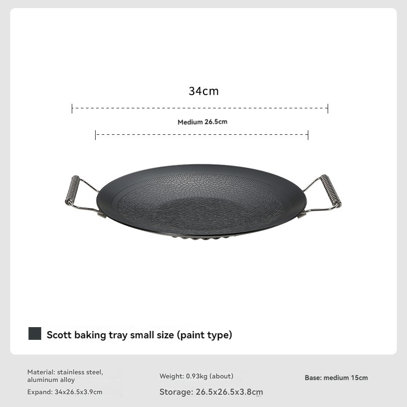 CAMPINGMOON GRW-27F Plaque de  - Kitchen Baking Tray Set avis et prix