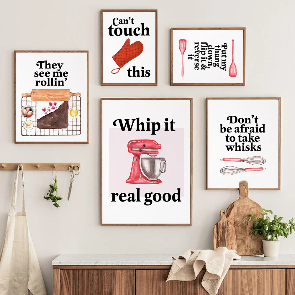 Tableau sur toile imprimé sur  - Kitchen Baking Quotes avis et prix