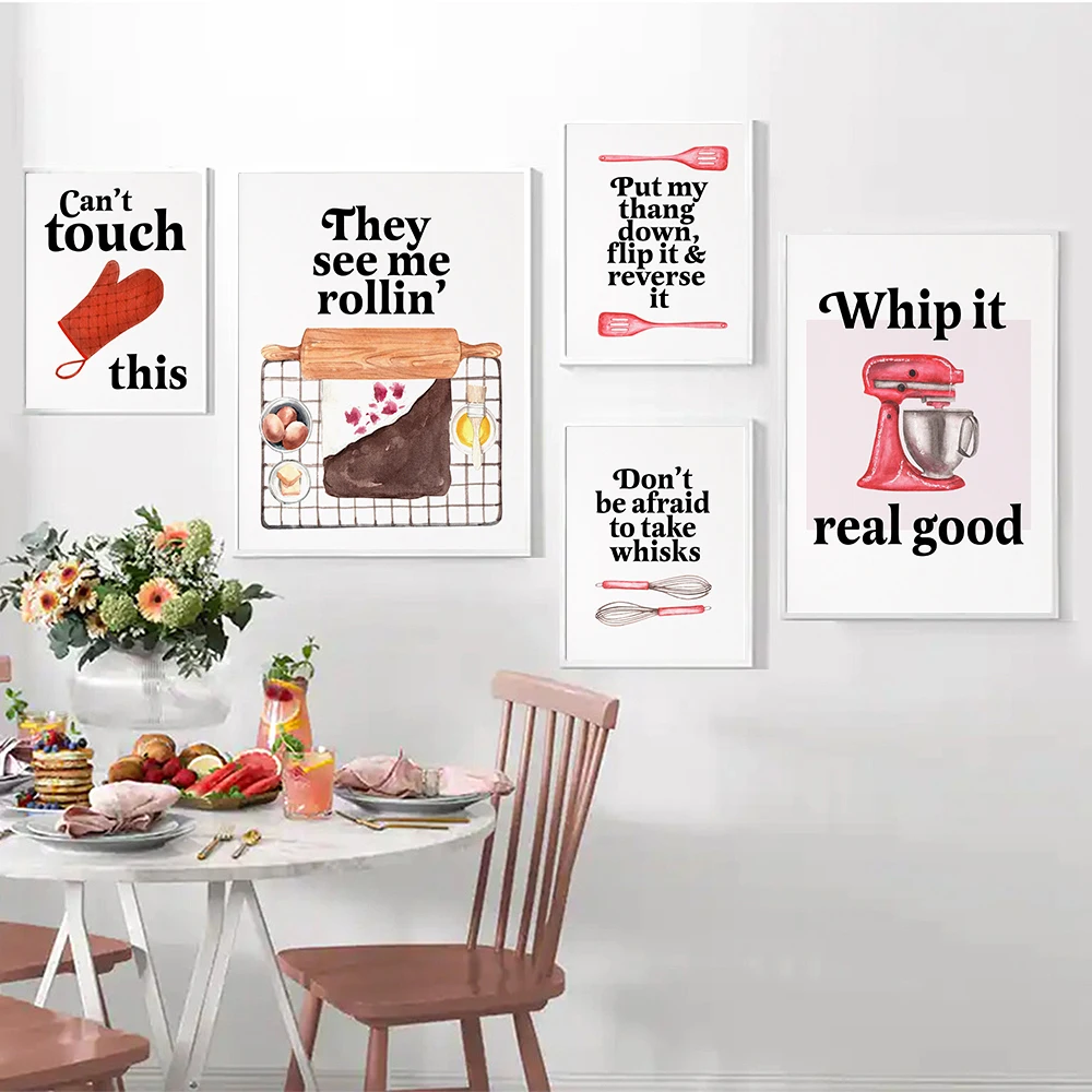 Tableau sur toile imprimé sur  - Kitchen Baking Quotes avis et prix
