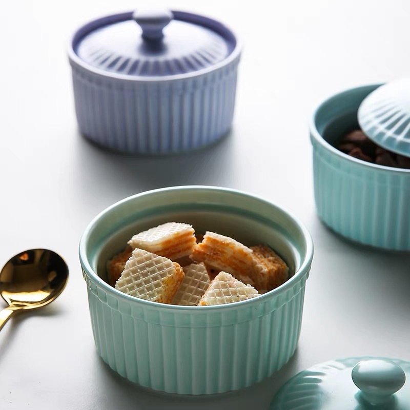 Bol en céramique avec couvercl - Kitchen Baking Tray Set avis et prix