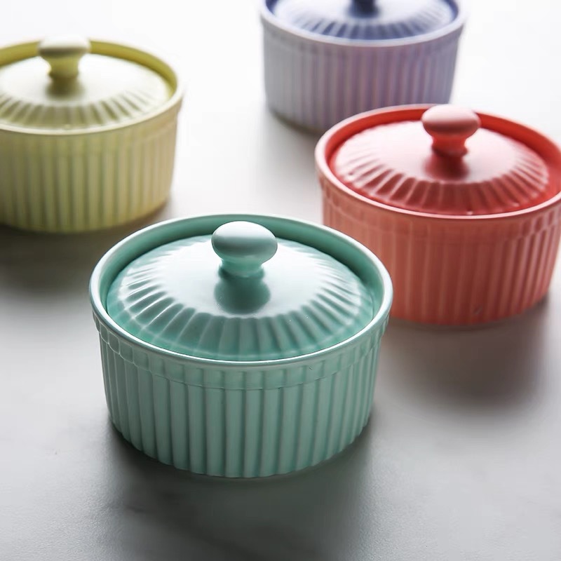 Bol en céramique avec couvercl - Kitchen Baking Tray Set avis et prix
