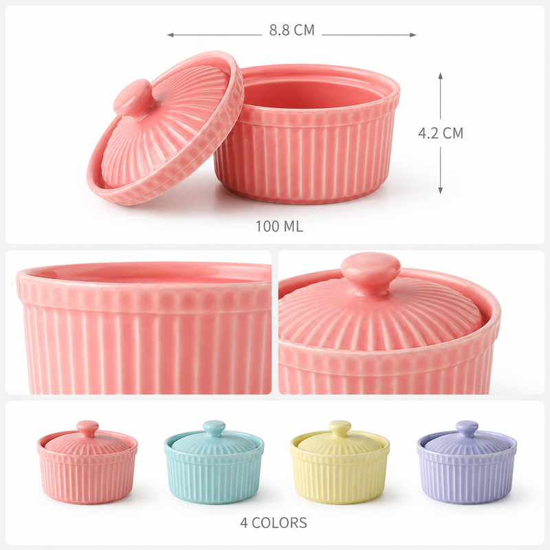 Bol en céramique avec couvercl - Kitchen Baking Tray Set avis et prix
