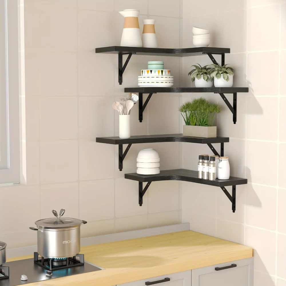 Étagères flottantes en bois na - Kitchen Zo avis et prix