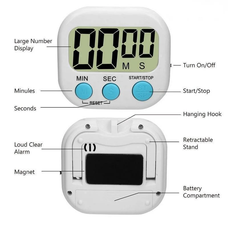 Minuteur de cuisine numérique  - Kitchen Baking Timer avis et prix