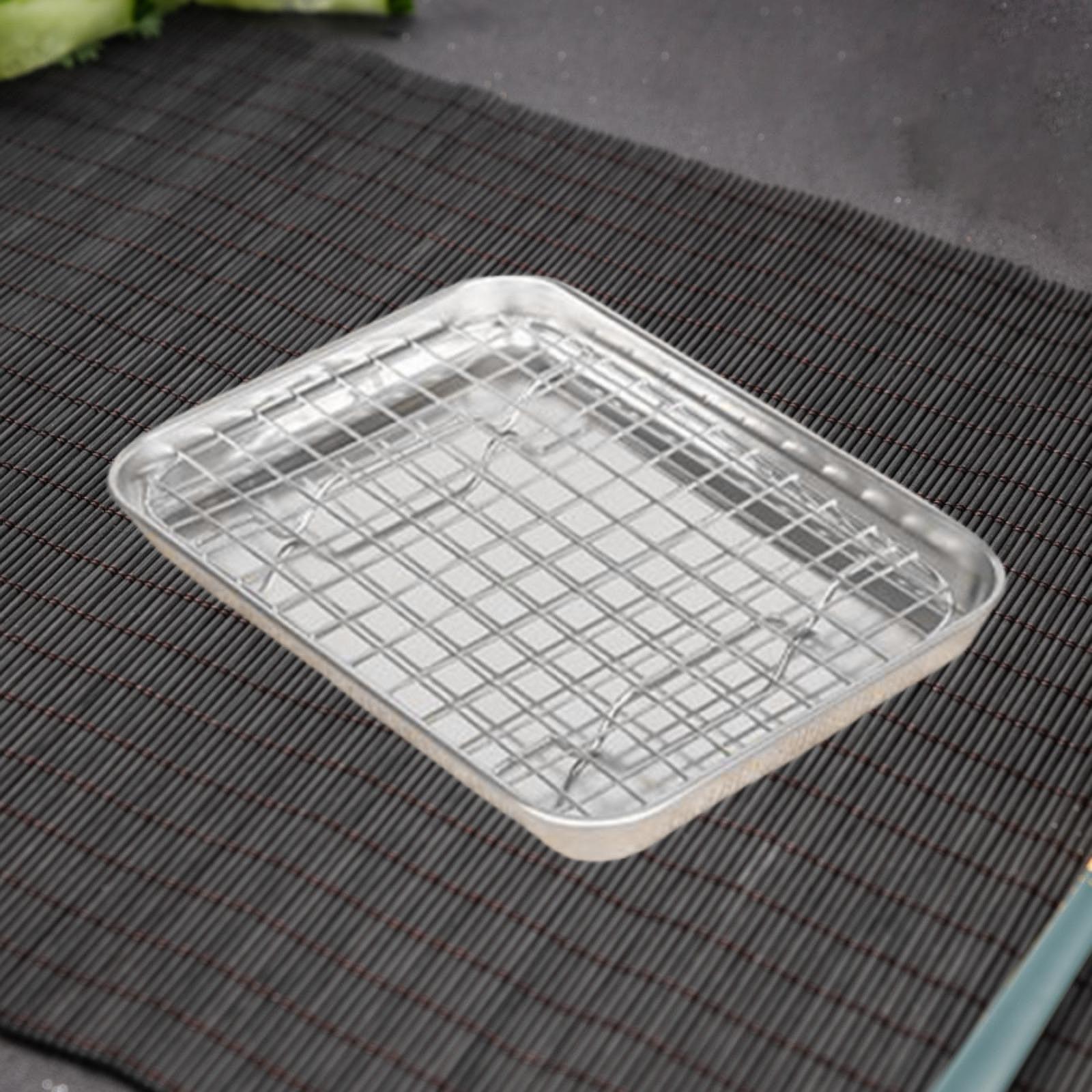 Plaque de cuisson en acier ino - Kitchen Baking Pan Storage avis et prix