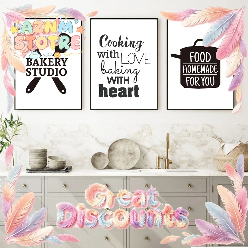 Tableaux et affiches décoratif - Kitchen Baking Quotes avis et prix