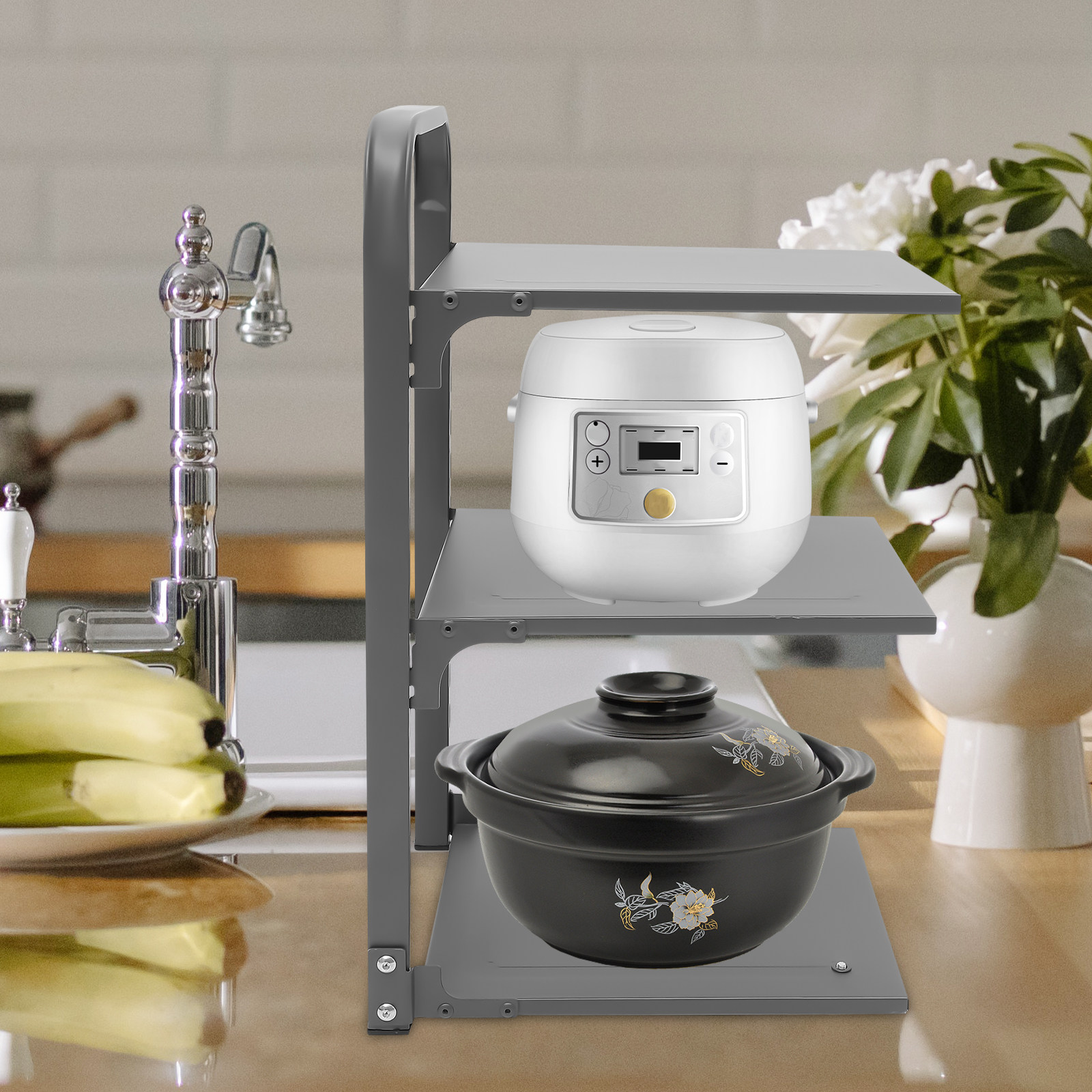 Étagère de rangement pliable p - Kitchen Baking Pan Storage avis et prix