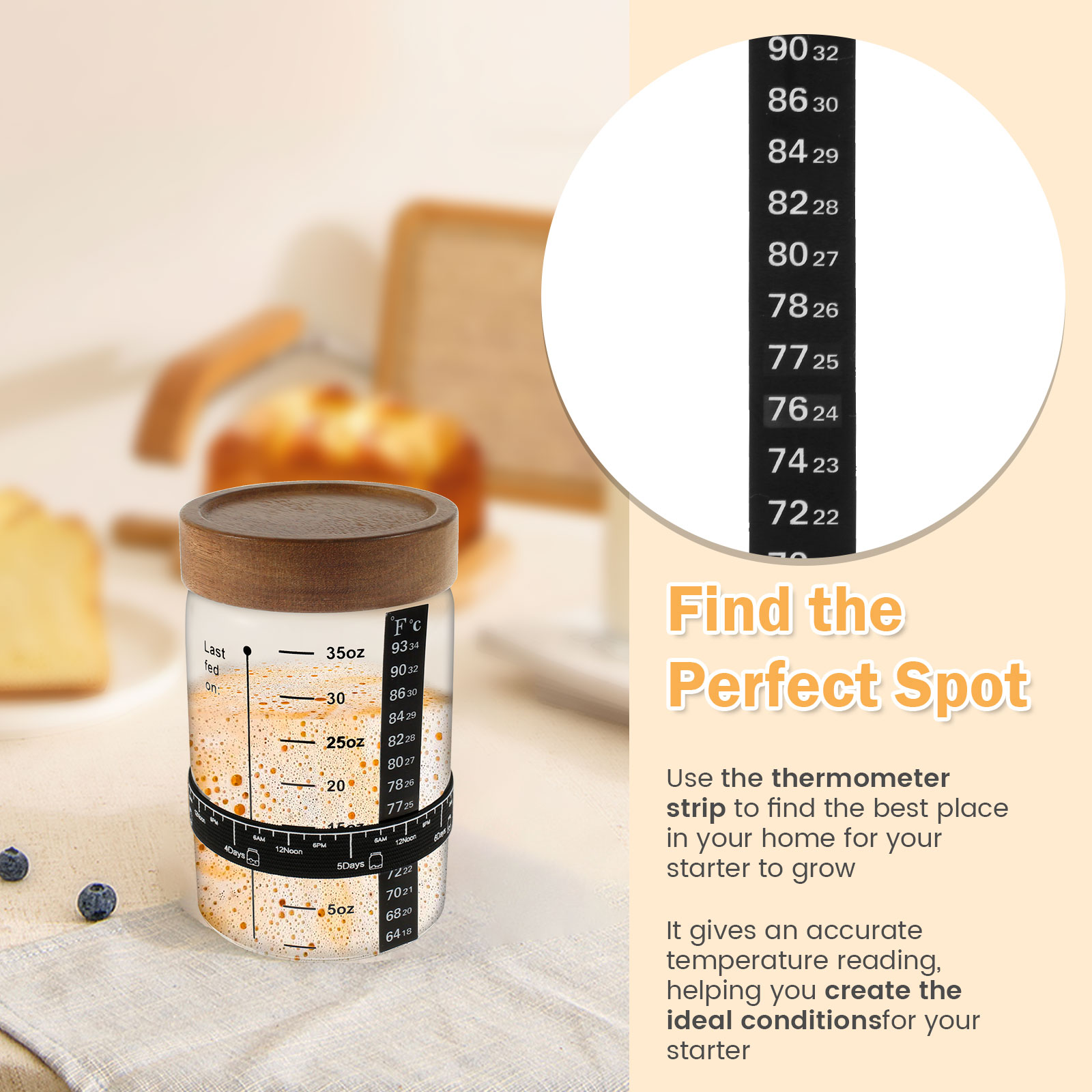 Kit de pot de démarrage au lev - Kitchen Baking Containers avis et prix