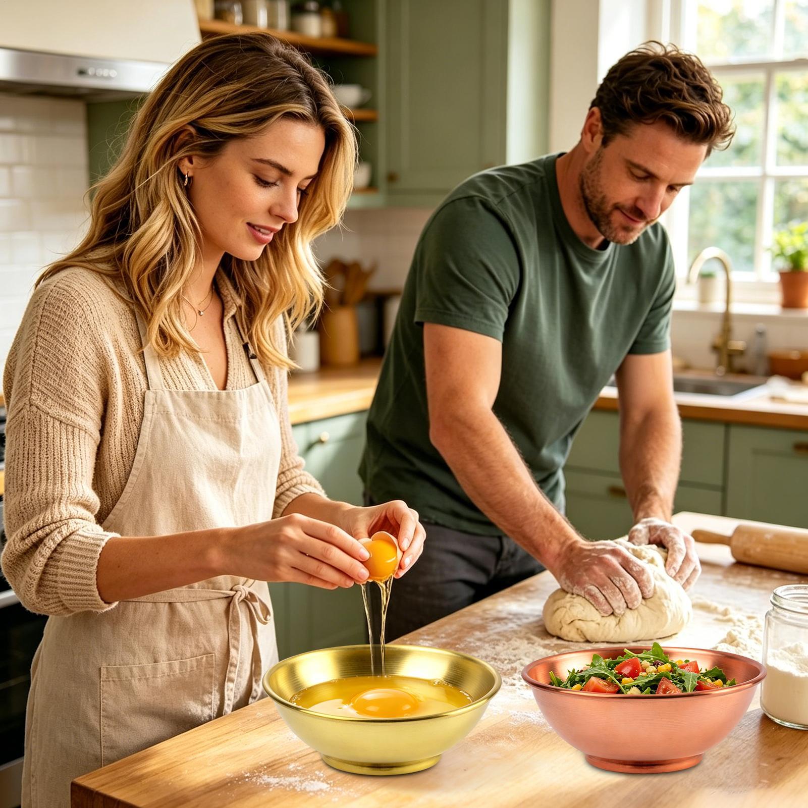 Grand bol en cuivre, récipient - Kitchen Baking Containers avis et prix