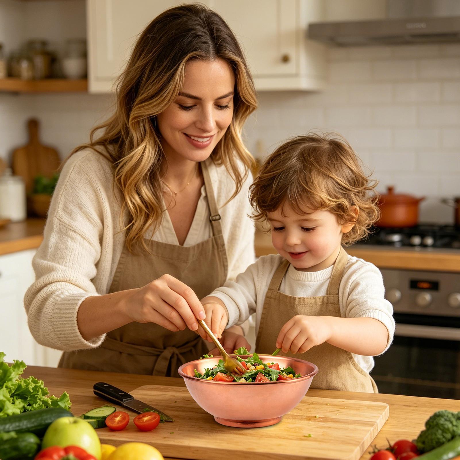 Grand bol en cuivre, récipient - Kitchen Baking Containers avis et prix