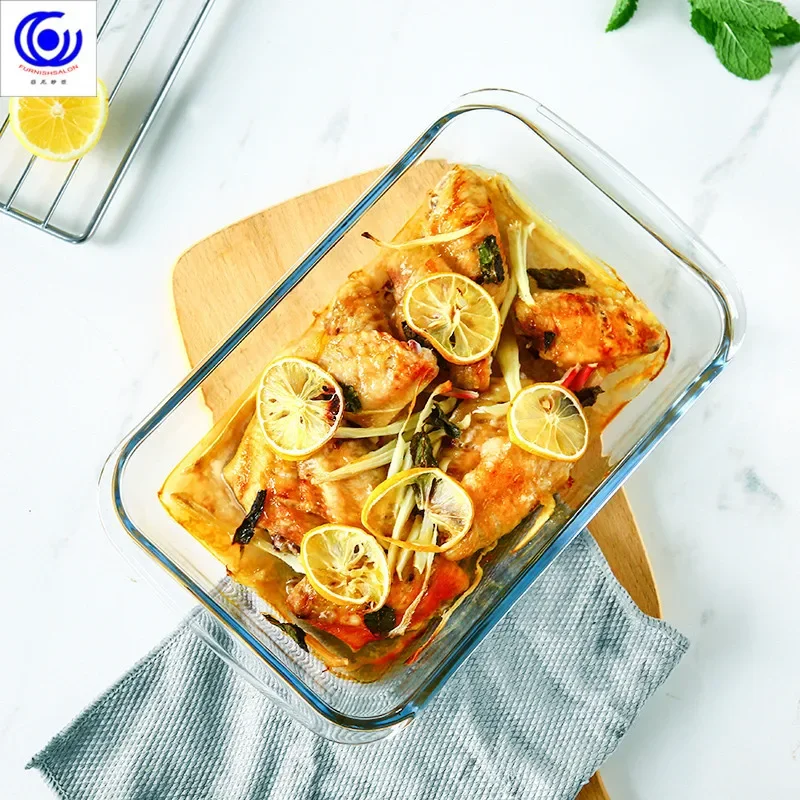 Pio de cuisson en verre trempé - Kitchen Baking Pan Storage avis et prix