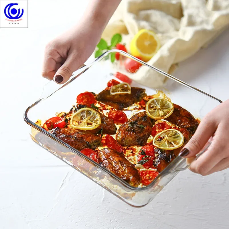 Pio de cuisson en verre trempé - Kitchen Baking Pan Storage avis et prix