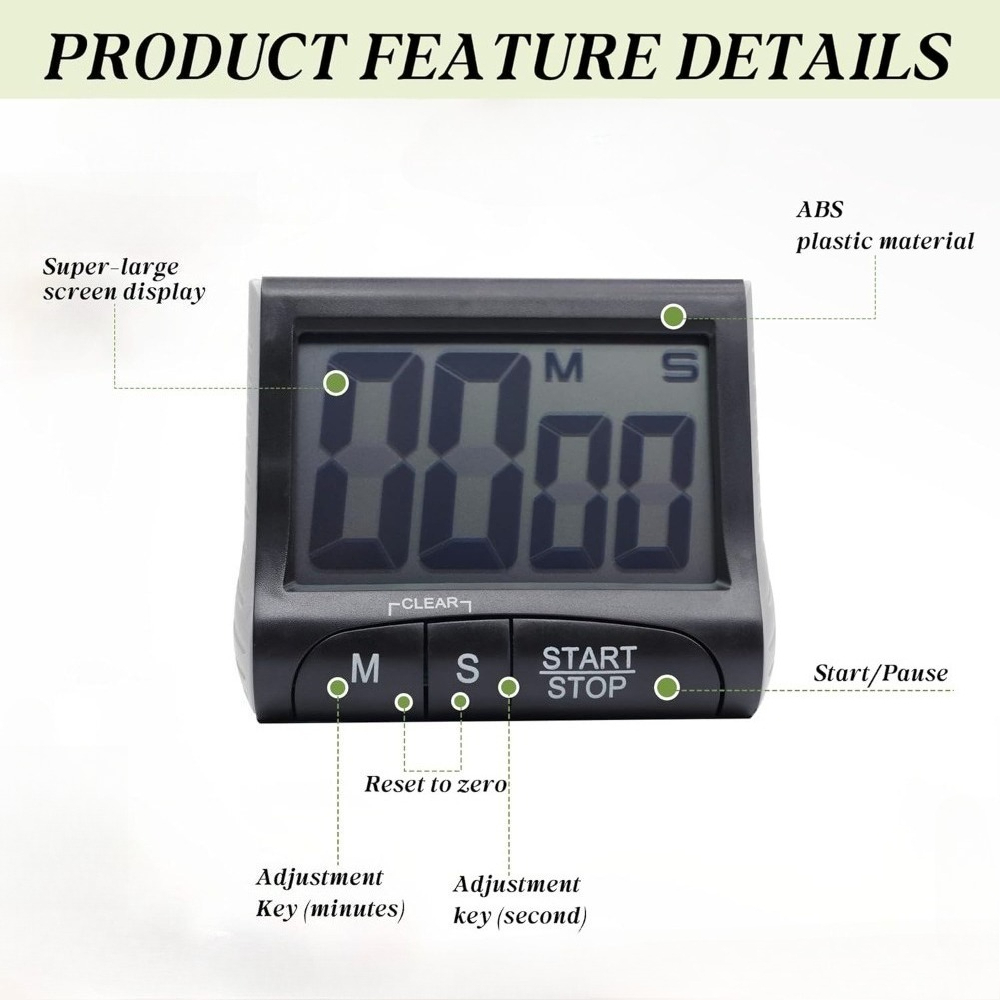 Minuteur de cuisine numérique  - Kitchen Baking Timer avis et prix