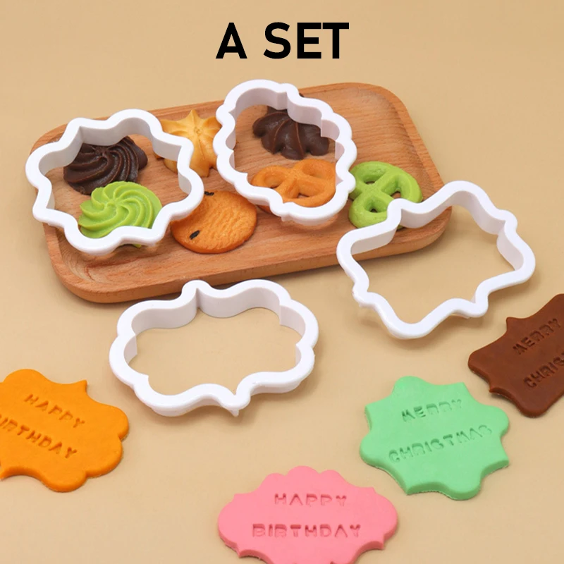 Lot de 4 emporte-pièces vintag - Kitchen Baking Tools Names avis et prix