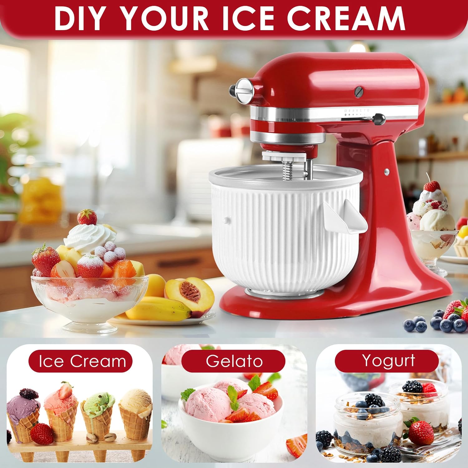 Accessoire de machine à crème  - Stand Mixer Bowl avis et prix