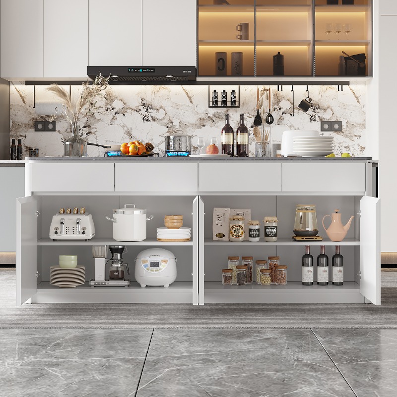 Armoire d'îlot de cuisine, lum - Kitchen Baking Island avis et prix